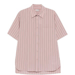 Camicia a maniche corte a righe in rosa Simkhai - uomo 