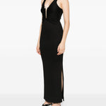 Abito con strass in nero Christopher esber - donna 