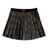 Minigonna plissé in marrone Diesel - donna 