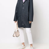 Impermeabile con cappuccio in blu Rains - uomo 