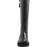 Stivali con fibbia in nero Ganni - donna 