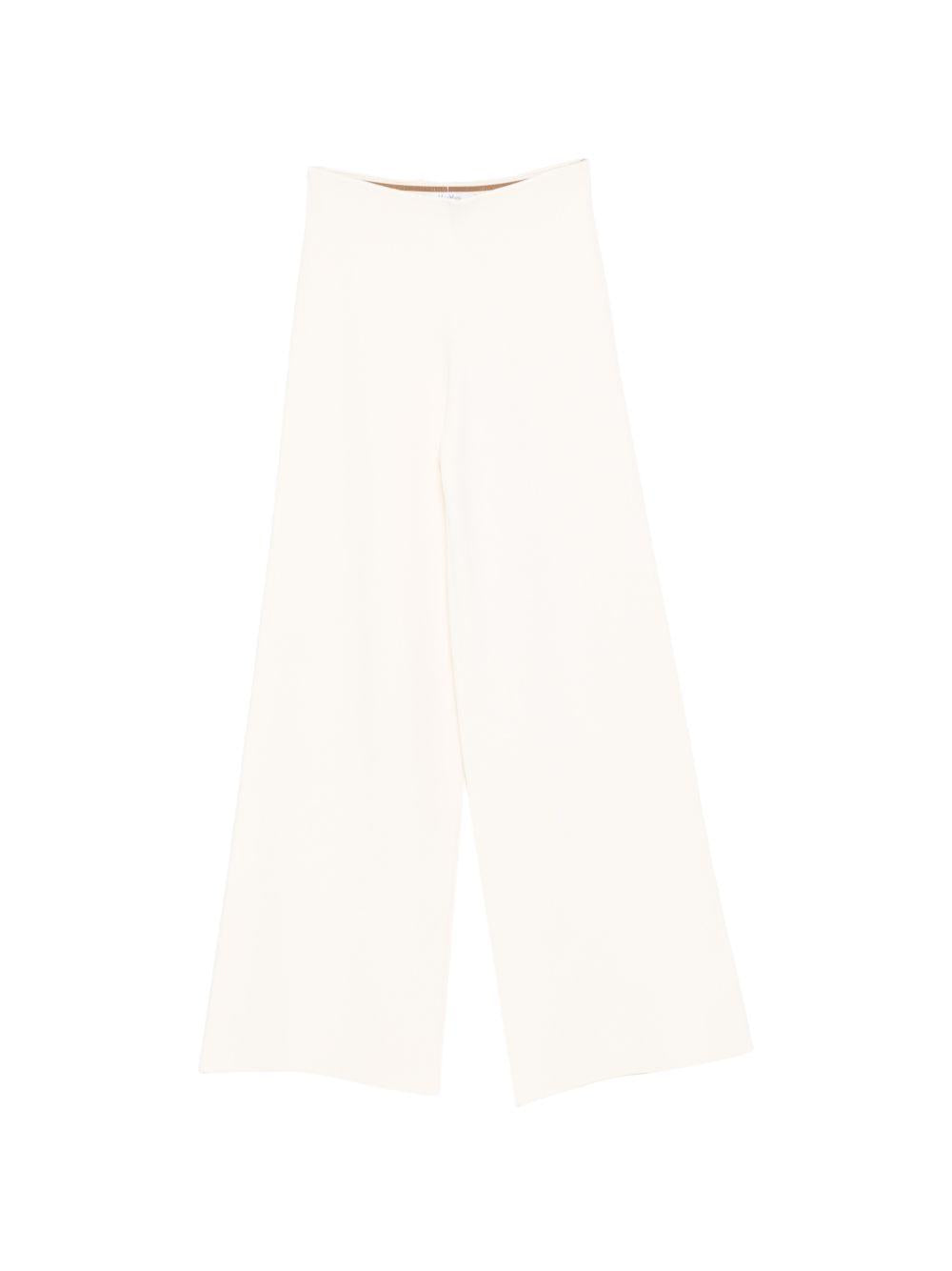 Pantaloni palazzo a gamba larga in bianco Maxmara - donna 
