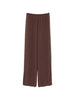 Pantaloni con inserti laterali in marrone Forte Forte - donna