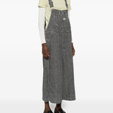 Salopette in lino in grigio R13 - donna 