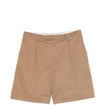 Shorts sartoriali con pieghe in marrone Lardini - uomo 