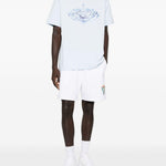 T-shirt con grafica in azzurro Casablanca - uomo 