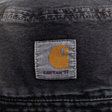 cappello a pescatore in denim nero carhartt wip - unisex 