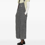 Salopette in lino in grigio R13 - donna 