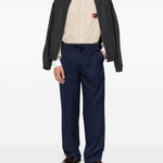 Pantaloni con tasche con coulisse in blu Drole de monsieur - uomo 