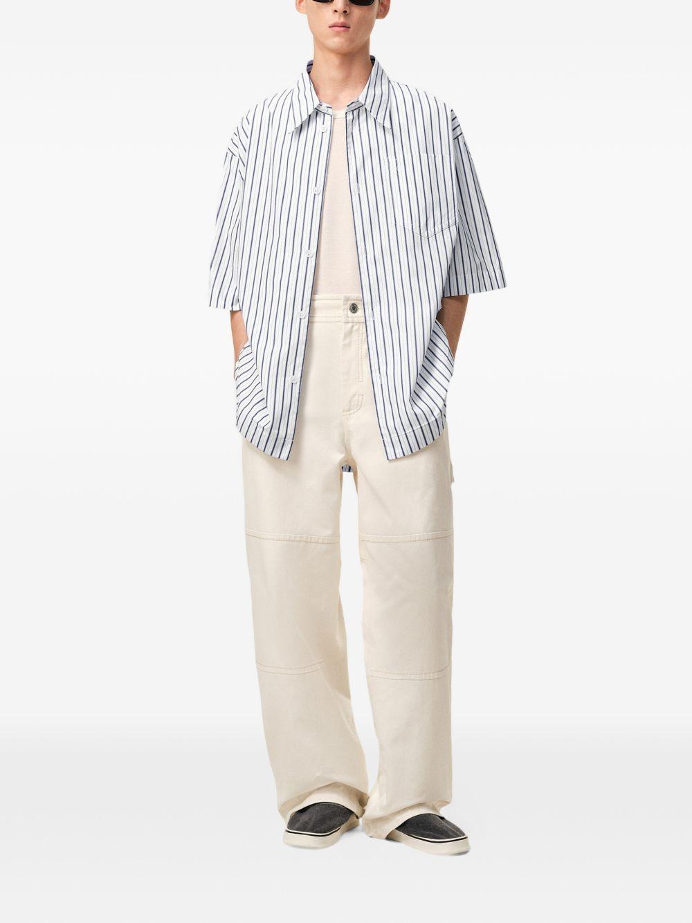 Camicia Ami de Coeur a righe in bianco Ami Paris - donna 