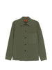 Camicia a maniche lunghe con tasca in verde Barena Venezia - uomo