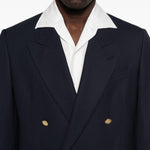 Giacca doppiopetto in blu Lardini - uomo 