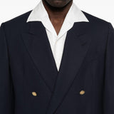 Giacca doppiopetto in blu Lardini - uomo 