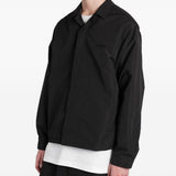 Camicia con stampa grafica in nero Oamc peacemaker - uomo 