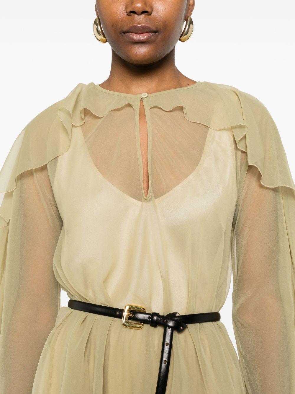 Blusa con ruches in beige Forte Forte - donna 