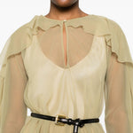 Blusa con ruches in beige Forte Forte - donna 