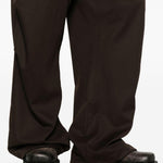 Pantaloni cargo con coulisse in marrone Entire studios - unisex 
