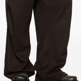 Pantaloni cargo con coulisse in marrone Entire studios - unisex 