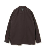 Camicia Dickies con bottoni e dettagli sulle tasche in marrone Undercover - uomo 