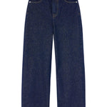 Jenas a gamba dritta in blu Ganni - donna 