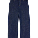 Jenas a gamba dritta in blu Ganni - donna 