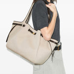 Borsa tote romy in beige Tory burch - donna 
