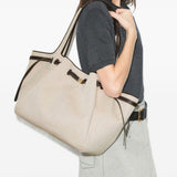 Borsa tote romy in beige Tory burch - donna 