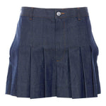 Minigonna con pieghe in blu A.P.C. - donna 