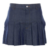 Minigonna con pieghe in blu A.P.C. - donna 