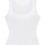 Canotta Oakley semi trasparente in bianco - SIMKHAI donna 
