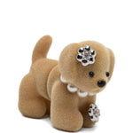 Orecchini a forma di cucciolo in beige Yvmin - donna 