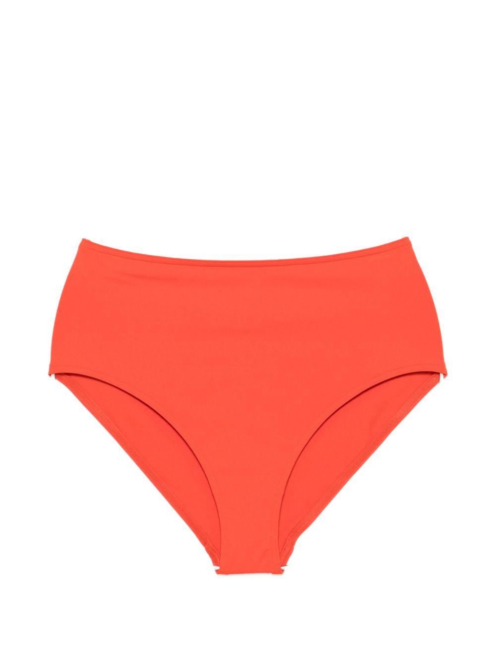 Bikini a vita alta Remember in arancione 