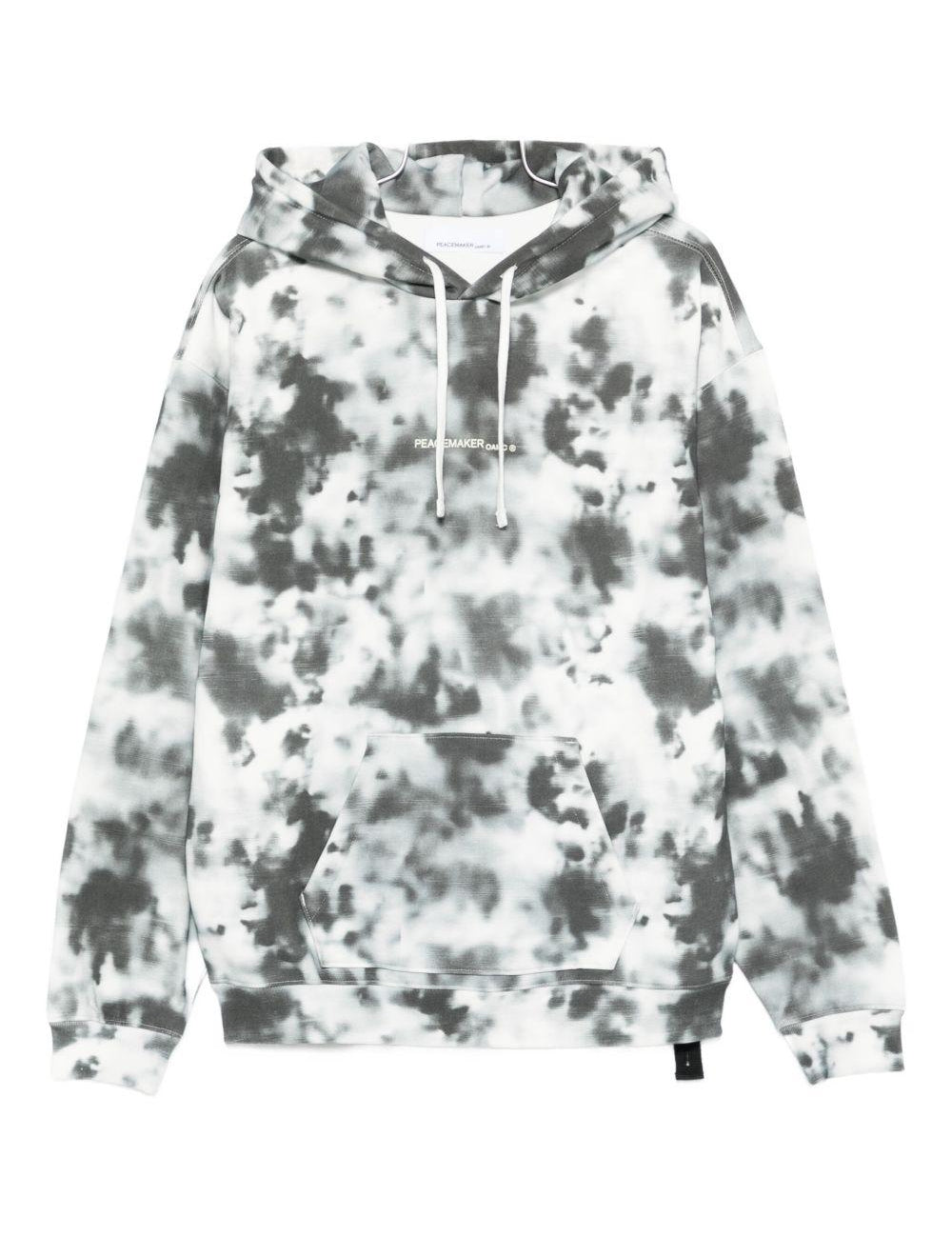 Felpa con cappuccio in bianco Oamc peacemaker - uomo 