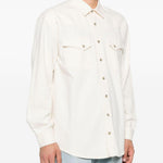 Camicia con doppia tasca in bianco Lardini - uomo 