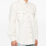 Camicia con doppia tasca in bianco Lardini - uomo 