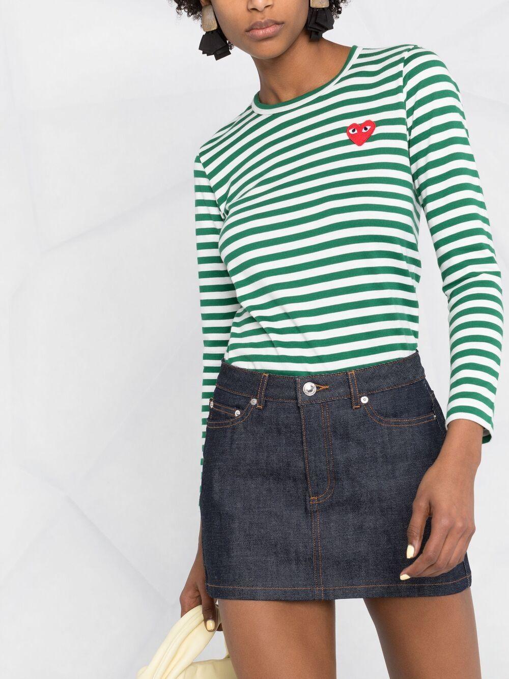 Gonna midi denim in blu A.P.C. - donna 