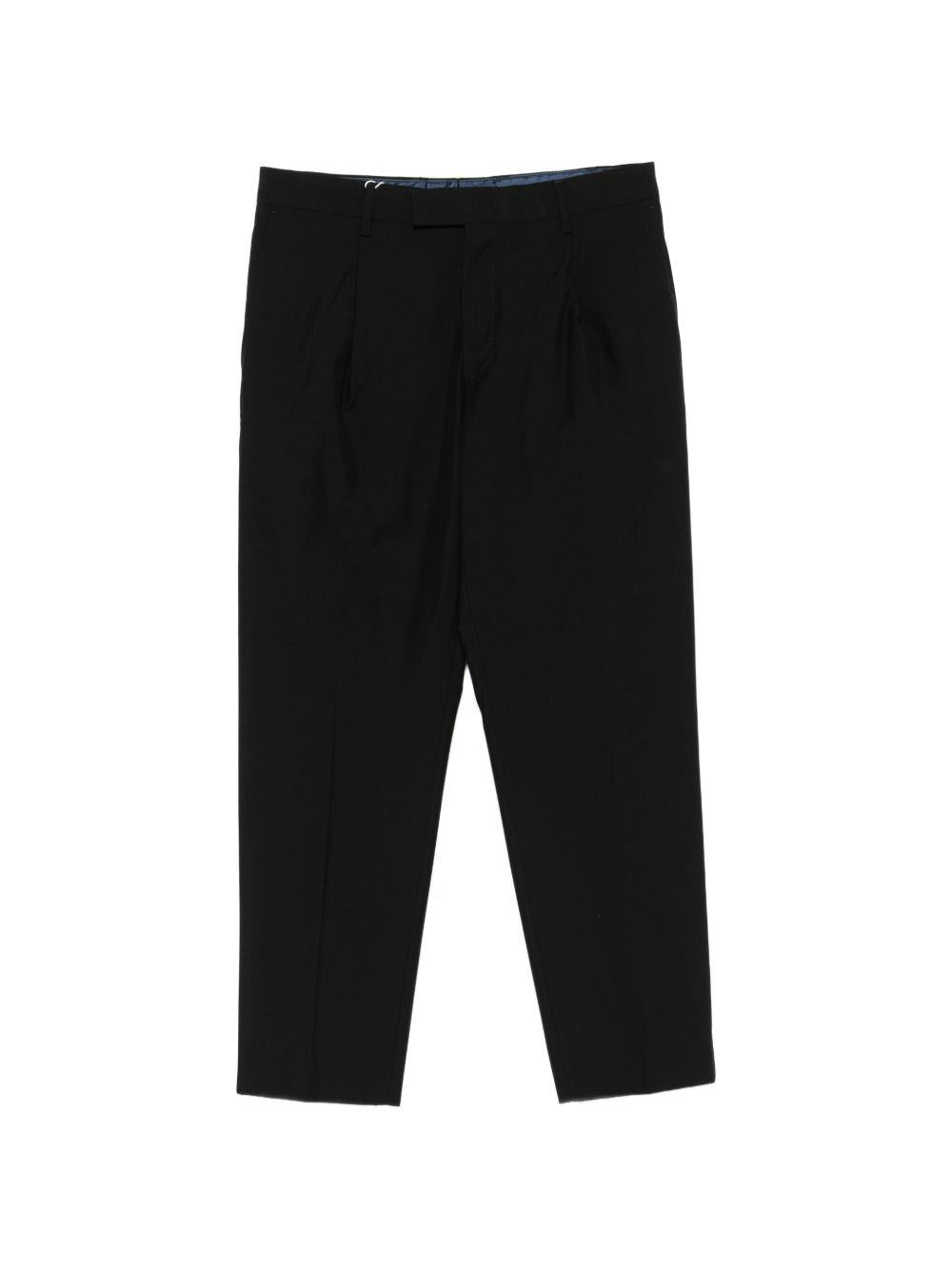 Pantaloni a pieghe albert in nero Grayed - uomo 