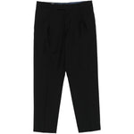 Pantaloni a pieghe albert in nero Grayed - uomo 