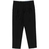 Pantaloni a pieghe albert in nero Grayed - uomo 