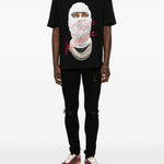 T-shirt con stampa in nero Ih nom uh nit - uomo 