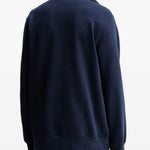 Felpa con zip in blu Levi's - uomo 