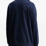 Felpa con zip in blu Levi's - uomo 