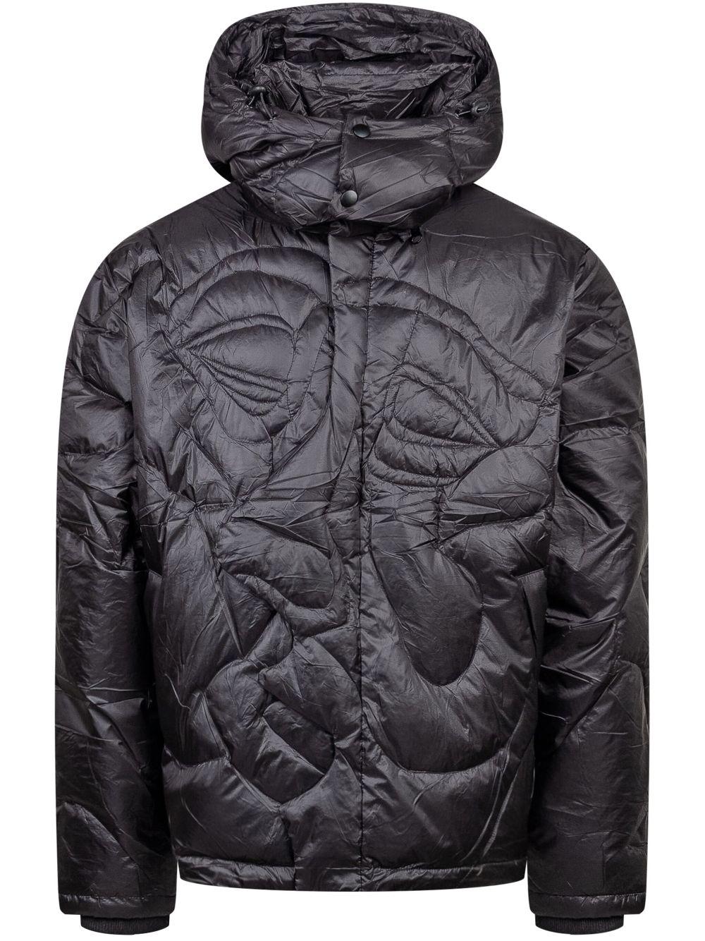 Trench con ricamo in nero - KIDSUPER uomo 