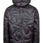 Trench con ricamo in nero - KIDSUPER uomo 