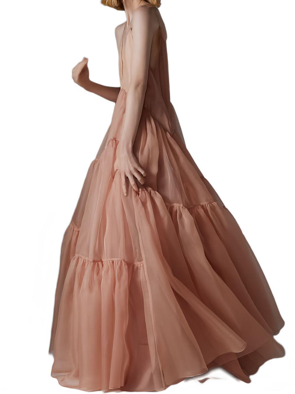 Abito poppy in seta in rosa Temily - donna 