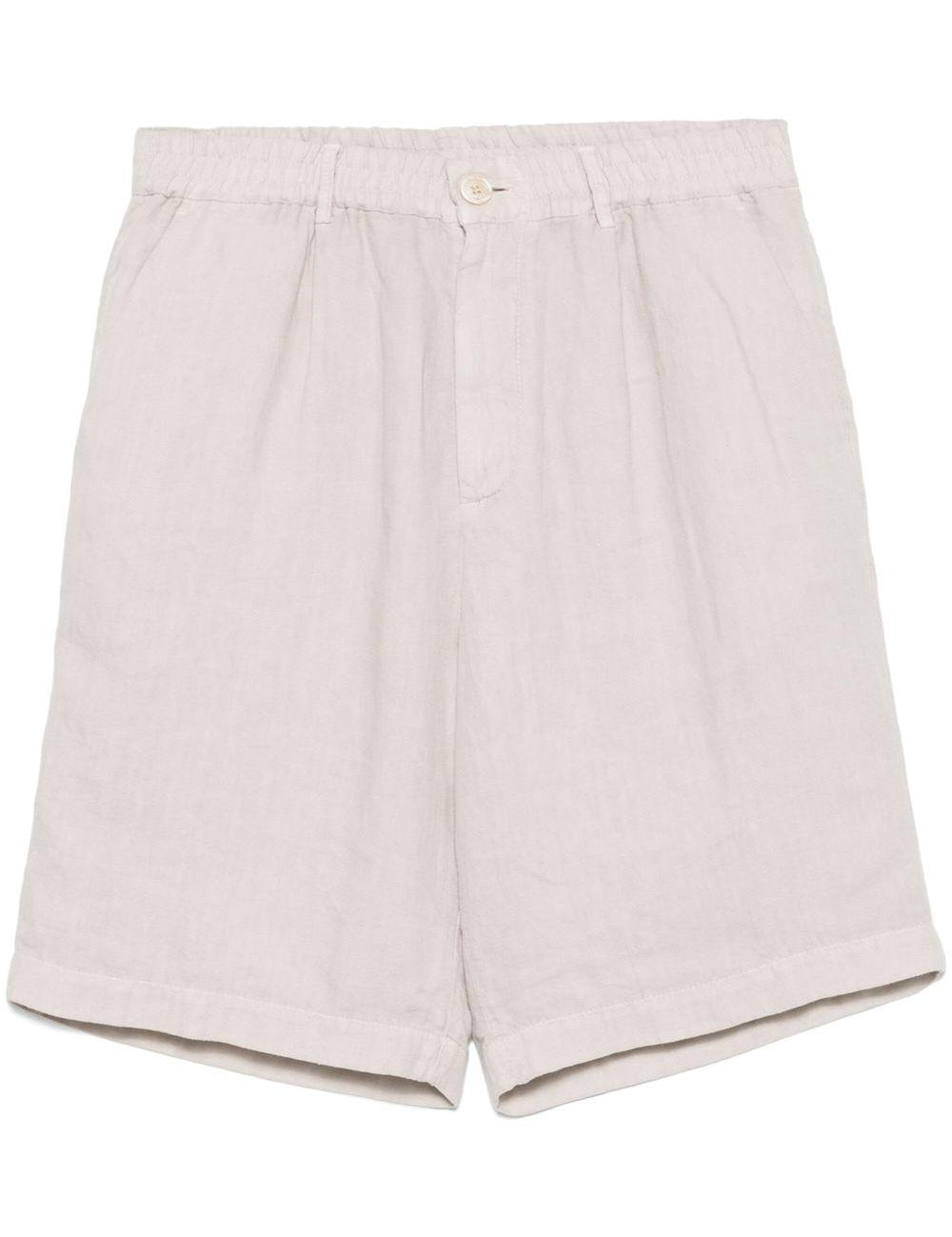 Shorts in lino in beige Brunello cucinelli - uomo 