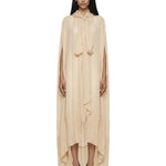 Top lungo con cappuccio in beige Blumarine - donna 