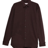 Camicia oversize croomd in bordeaux Dries van noten - uomo 