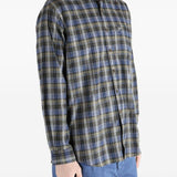 Camicia a quadri in grigio Erl - unisex 