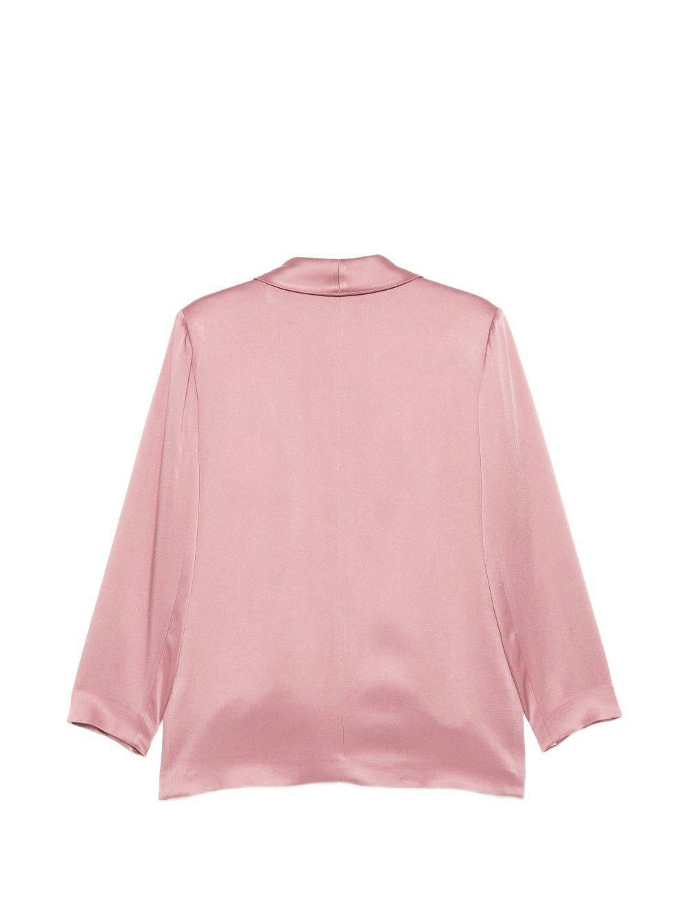 Giacca monopetto satinata in rosa Antonelli - donna 